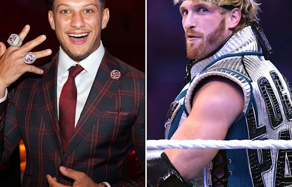 Patrick Mahomes Lends Logan Paul His Super Bowl Rings During Surprise WWE Raw Appearance