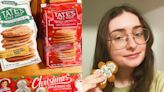 I compared store-bought ginger cookies and the cheapest, most festive kind was also my favorite