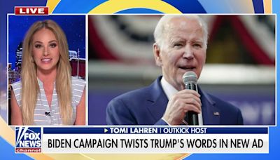 Tomi Lahren slams Biden's ad taking Trump's 'bloodbath' remark out of context: 'Reeks of desperation'