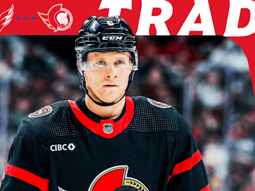 Capitals Acquire Jakob Chychrun from the Ottawa Senators | Washington Capitals