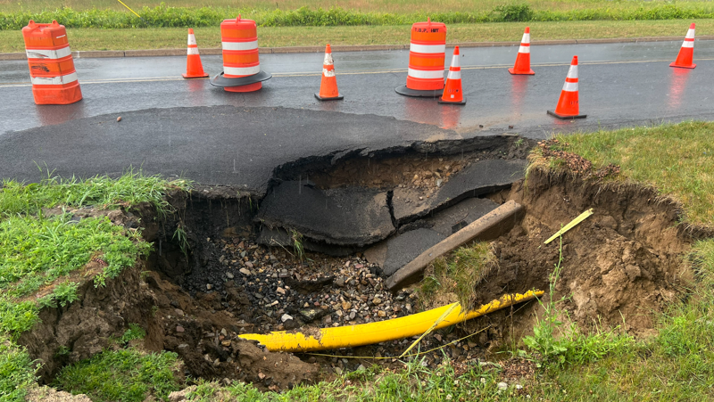 Town of Plattsburgh working to address sinkholes on former Plattsburgh Air Force Base