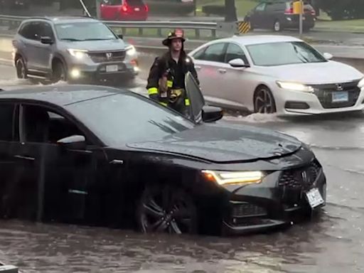 Drenching rain triggers flooding, prompts rescues in New York City, parts of the Tri-State