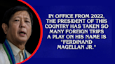 Jeopardy calls Philippines' Marcos a president 'who has taken so many foreign trips'