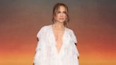 Jennifer Lopez Combines Sexy Sheer Fabric and Romantic Boho Ruffles in One Dress