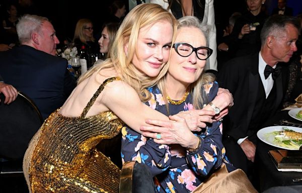 Meryl Streep jokes that Nicole Kidman is so good at acting it’s ‘traumatizing’