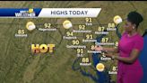 Hot again Thursday, Impact Weather for weekend due to high temps