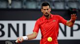 Novak Djokovic hit in head by water bottle, needed medical attention after opening win at Italian Open