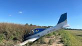 Aeródromo en crisis. Cayó a tierra una avioneta en Zárate y se incrustó a metros de la pista de aterrizaje