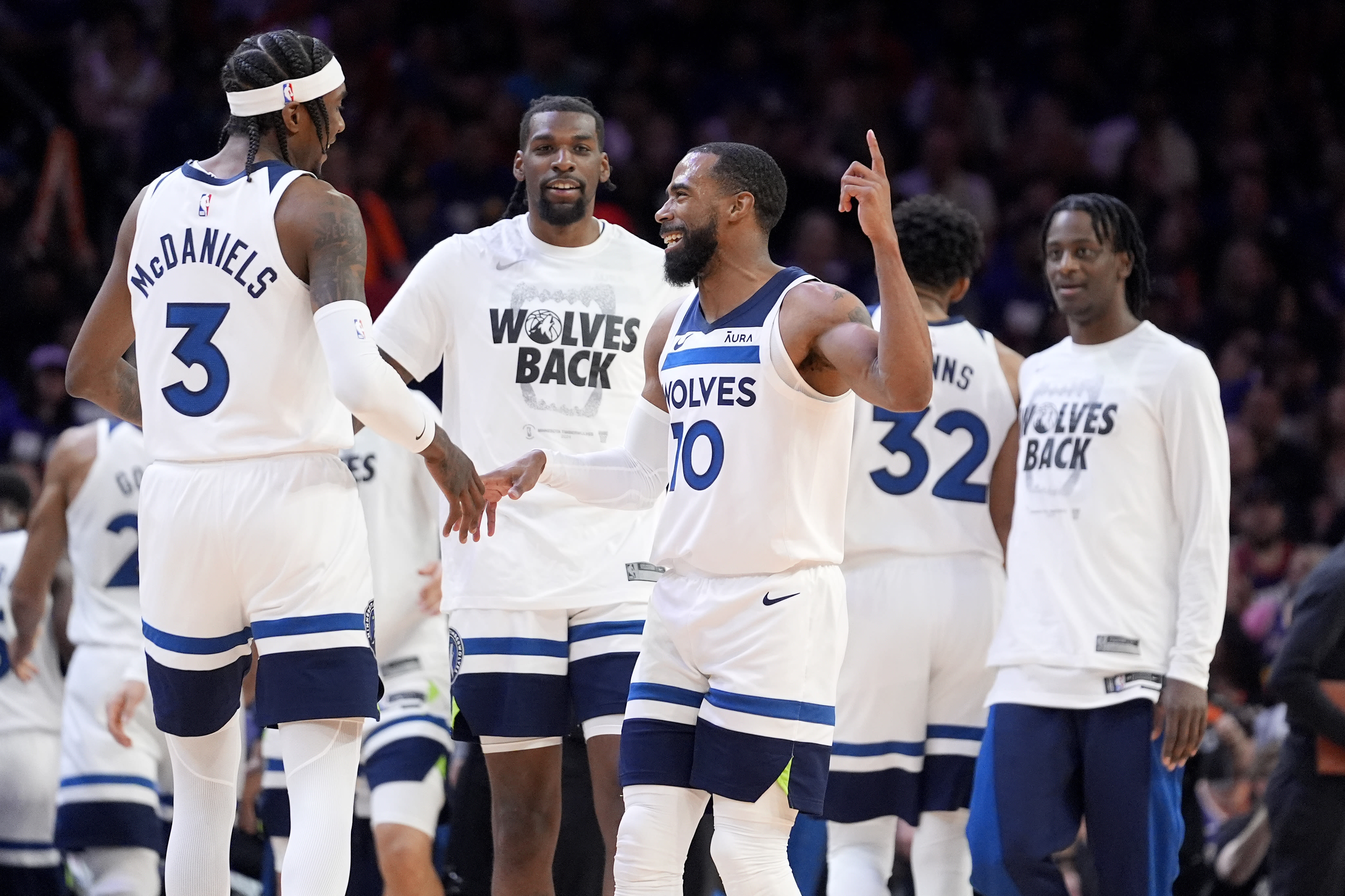 The Timberwolves' Mike Conley wins the NBA Teammate of the Year award for a 2nd time
