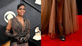 Fantasia Barrino Brings Cage Sandals to the Grammy Awards 2024 Red Carpet