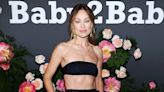 Olivia Wilde Wears $3,140 Ball Gown Skirt with Abs-Baring Bra Top at Baby2Baby Gala