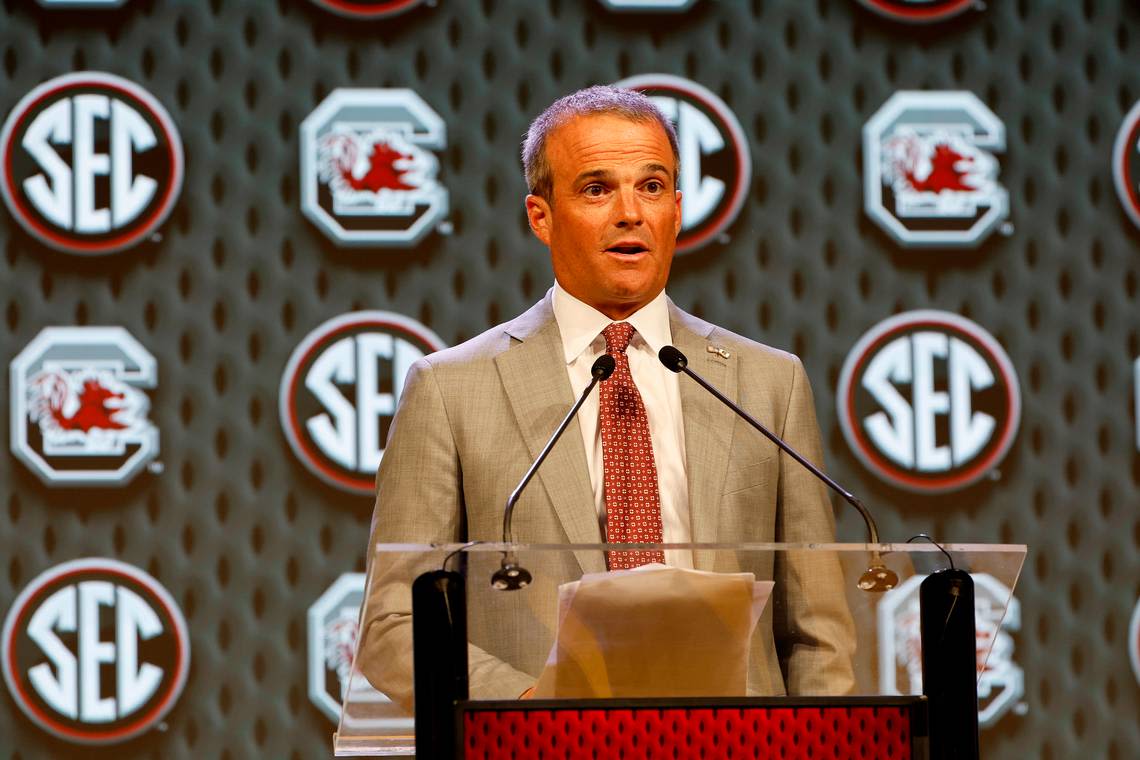 Shane Beamer pushes back on expected media predictions for how USC’s season will go