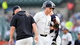 Rookie Dingler doubles in debut, as Tigers fall 8-4 to Guardians