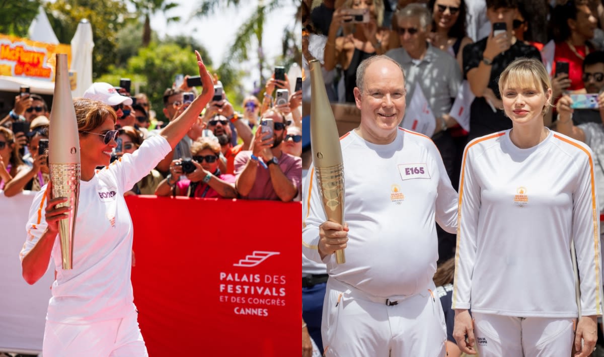 Princess Charlene of Monaco, Halle Berry and More Stars Lead Olympic Torch Relay Ahead of Paris Games