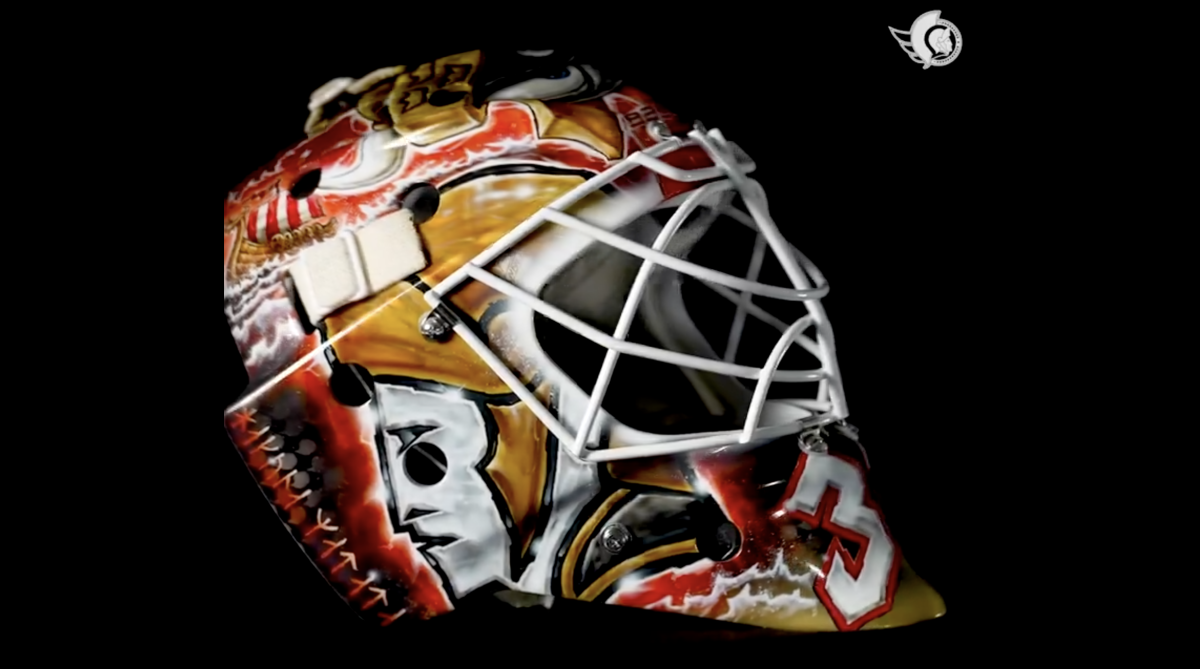 Ottawa Senators Goalie Linus Ullmark Unveils His New Mask for 2024-25