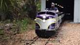 Central Florida Zoo’s miniature train was back on its tracks Thursday after a long wait