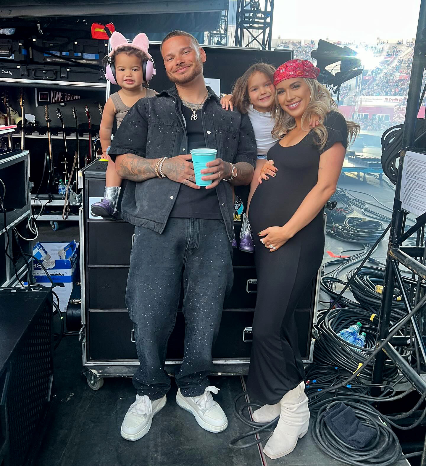 Kane Brown and Wife Katelyn Share the Moment Their Daughters Met New Baby Brother