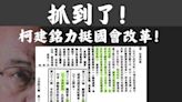 柯建銘快看！ 他喊「抓到了」：想關人民的一直都是民進黨