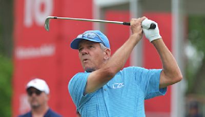 England’s Richard Bland leads Senior PGA Championship in downstate Benton Harbor at midway point
