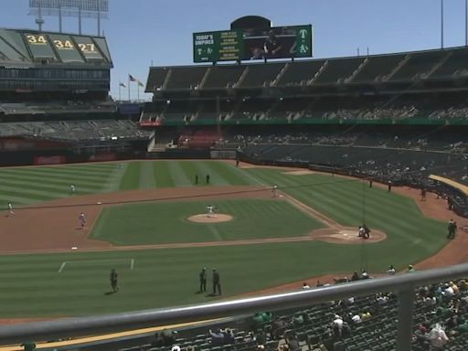 Here's how empty the Coliseum is for A's last season in Oakland