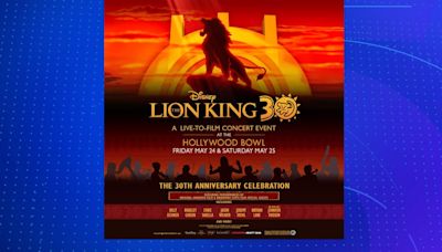 You could win tickets to see Disney’s The Lion King live to film concert event at the Hollywood Bowl!