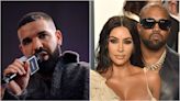 Twitter Users Brace For Ye's Reaction To New Drake Song That Samples Kim Kardashian