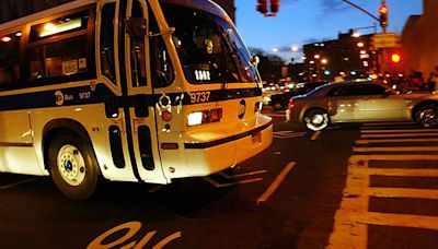 Woman in critical condition after being hit by bus in Brooklyn