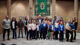 Pamplona reconoce a Otra Mirada Rítmica, equipo de gimnasia rítmica adaptada que obtuvo cuatro medallas en el Campeonato de España