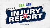 Seahawks Week 1 injury report: 5 players DNP