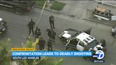 Confrontation with knife-wielding man leads to deadly police shooting in South LA, LAPD says