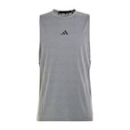 Adidas D4T Tank IS3819 男 運動 背心 健身 訓練 吸濕排汗 圓領 灰