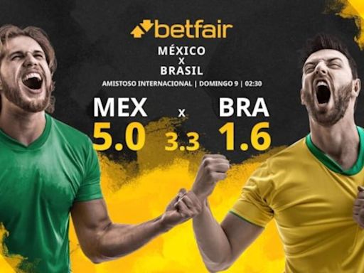 México vs. Brasil: horario, TV, estadísticas, clasificación y pronósticos