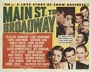 Main Street to Broadway 1953 Original Movie Poster #FFF-56514 ...