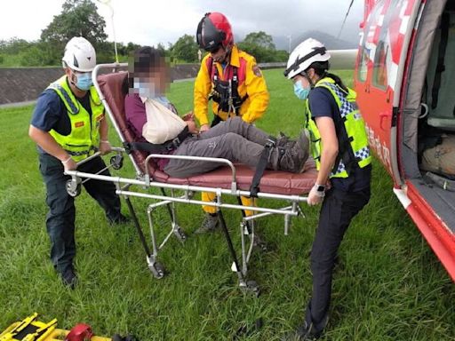 探勘路線等級「關門北山」女山友跌倒骨折 直升機馳援送醫