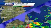 Isolated strong to severe storms ahead of cold front across South Florida