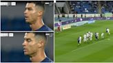Lip reader works out what Cristiano Ronaldo said to himself before scoring Al-Nassr free-kick