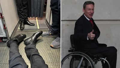 BBC Journalist Frank Gardner Crawls On Airline Floor To Use Toilet Due To Lack Of In-Flight Wheelchair Access...