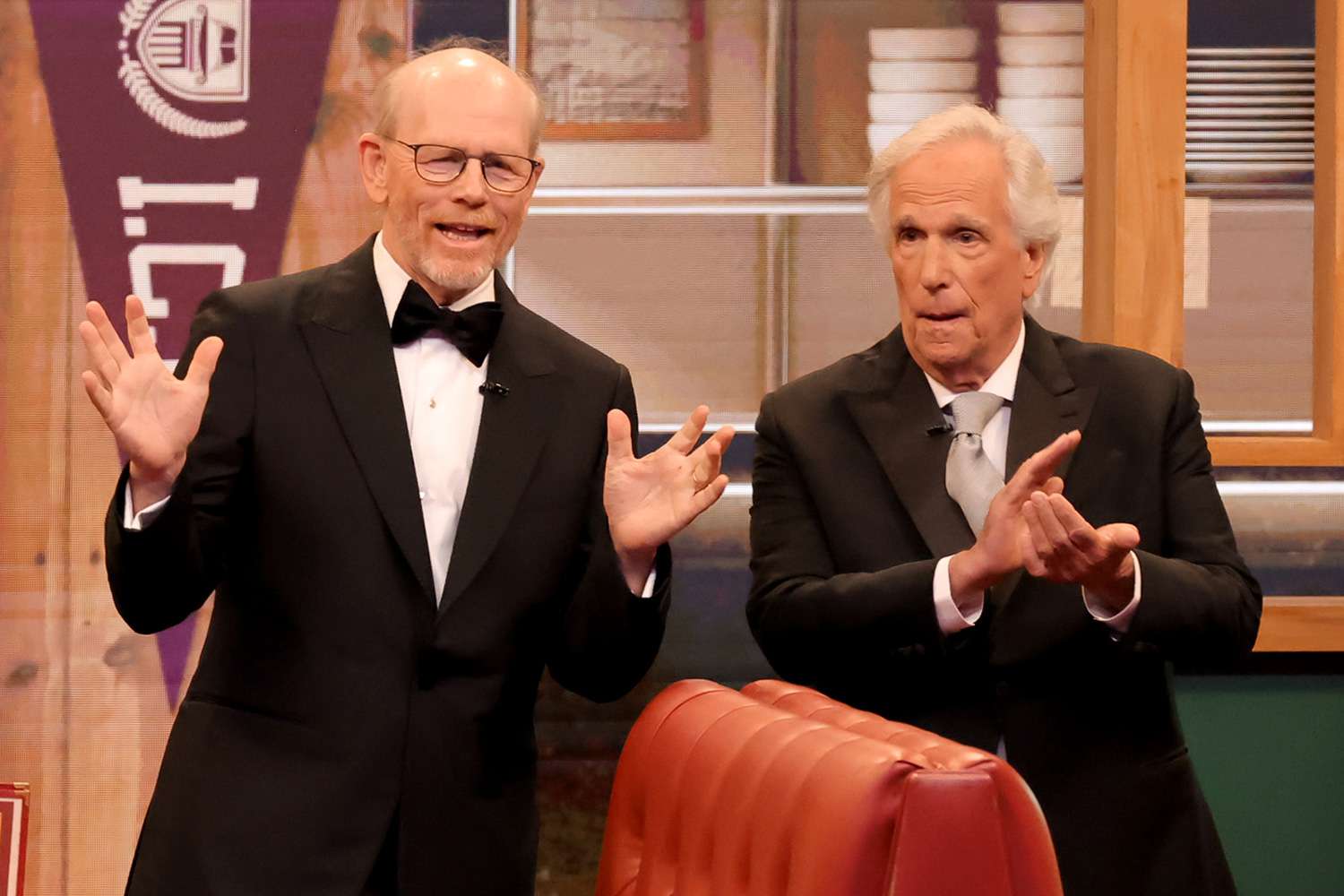 Ron Howard and Henry Winkler Reunite at Emmys 2024 for 50th Anniversary of 'Happy Days': 'Feels Like Home'