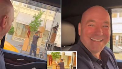 FedEx driver fired after Dana White films him throwing packages into truck, posts it online: report