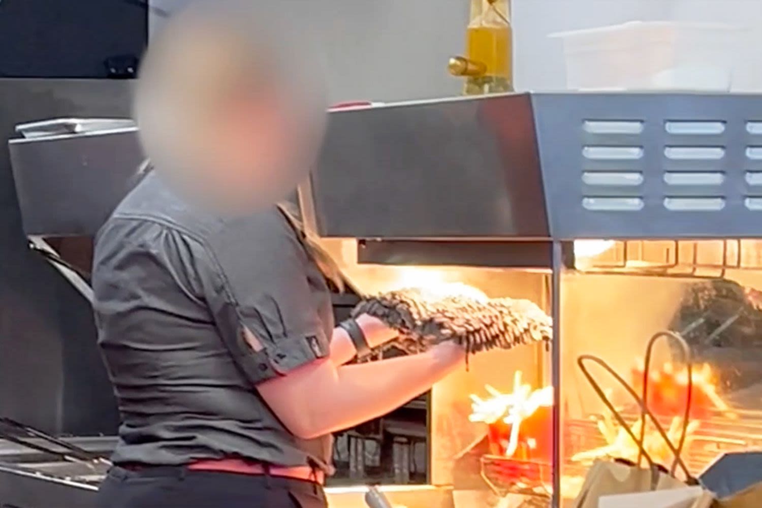 McDonald’s Worker Seen Drying a Dirty Mop Under the French Fry Warmer: ‘McMop’