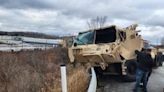 Man injured after military vehicle crashes on I-79 in Butler County