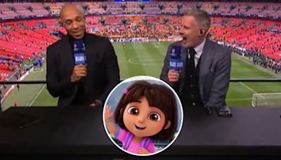 Watch Dora the Explorer savage Henry, Carragher and Richards on live TV