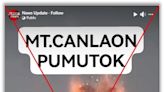 Indonesian volcano clip falsely shared as 'Mount Kanlaon erupting in the Philippines'