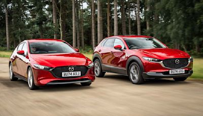 Mazda 3 and Mazda CX-30 get more powerful engine and a tech boost for 2025 | Auto Express
