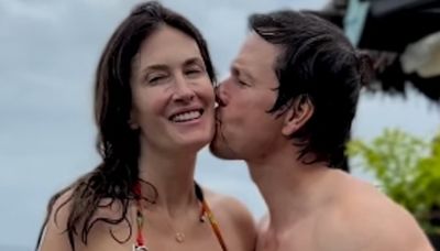 Mark Wahlberg's wife posts and deletes VERY racy snap of him in shower