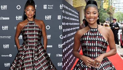 Gabrielle Union Gets Playful in Prada for the ‘Riff Raff’ Red Carpet Premiere During Toronto International Film Festival