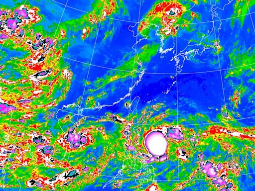 凱米颱風恐西偏襲台！全白雲頂大又猛 專家：很少見的強烈對流