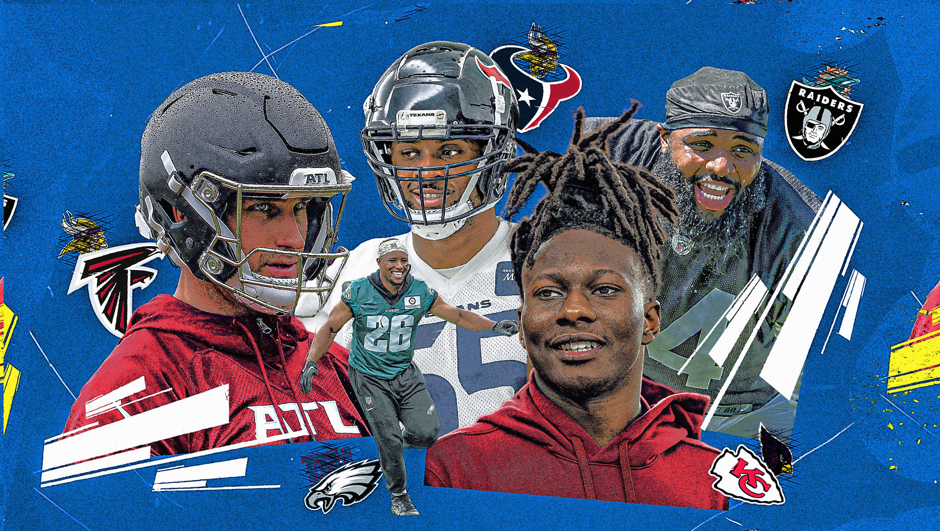 NFL training camp: 5 faces in new places to watch this summer