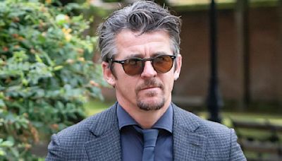 Joey Barton arrives at court accused of malicious communications