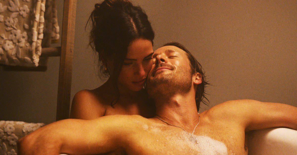 Hit Man's Glen Powell and Adria Arjona Sent Each Other 'Sexy' Images